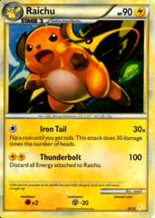 Raichu 30/30 Cosmos Holo Promo - Raichu Trainer Kit Exclusive